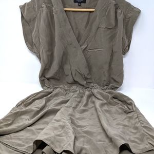 100% Silk Babaton Short Romper